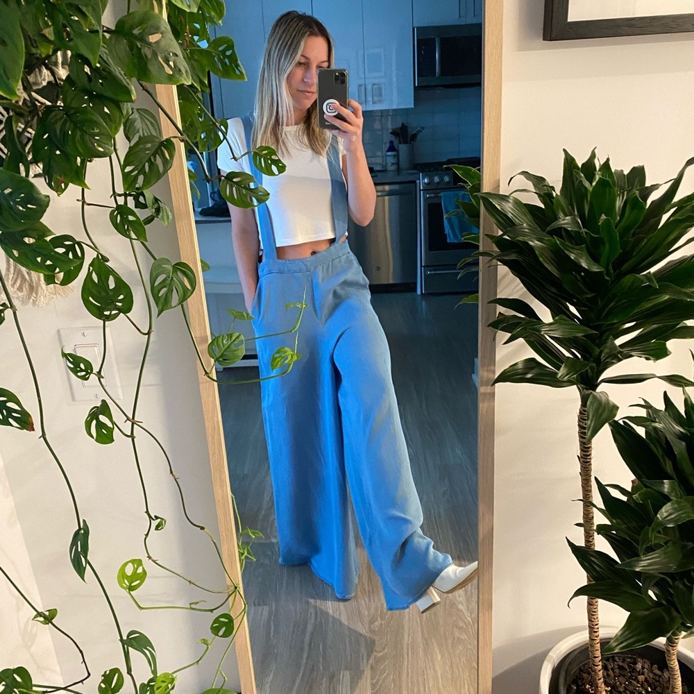 Baggy / wide leg overalls